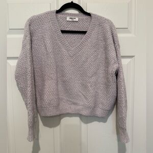 Double Zero Soft Lilac V-Neck Sweater